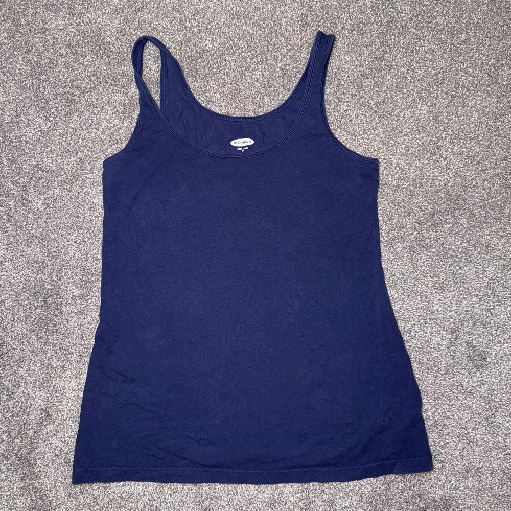 Old Navy Women's Navy Blue First Layer‎ Tank Top